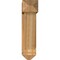 Ekena Millwork Traditional Arts and Crafts Rough Sawn Bracket w/ Offset Brace, Western Red Cedar, 8"W x 28"D x 32"H BKT0806X28X32TRA03RWR - alternate 2